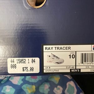 Fila ray tracer while shoes